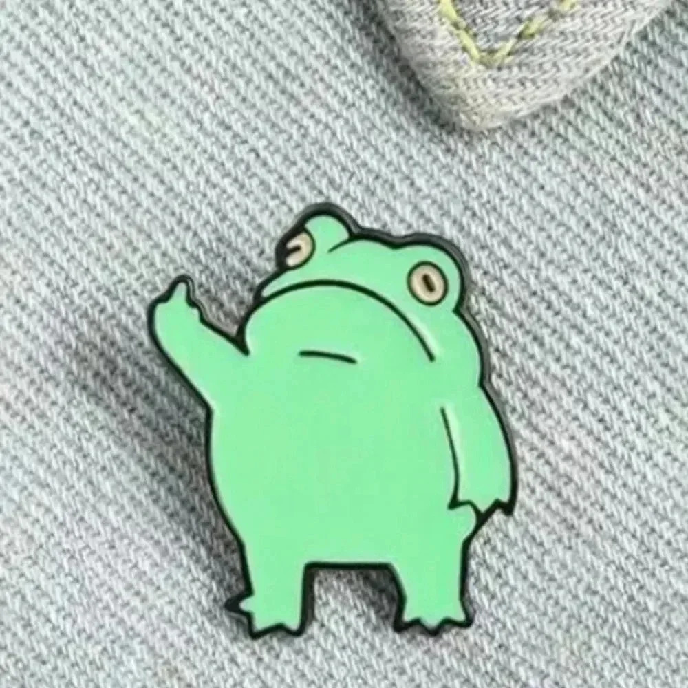 Angry Frog Hot Funny pin